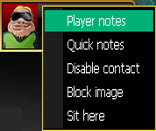 Player notes